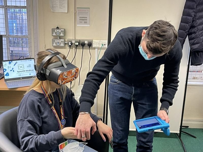 Esempio di SyncVR Medical in azione