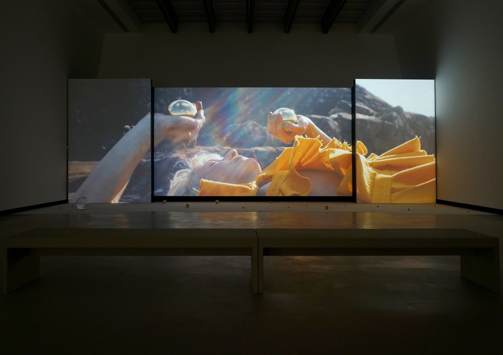 Something in the Water, installation view, photography by ®Luis Do Rosario, courtesy of Fondazione MAXXI