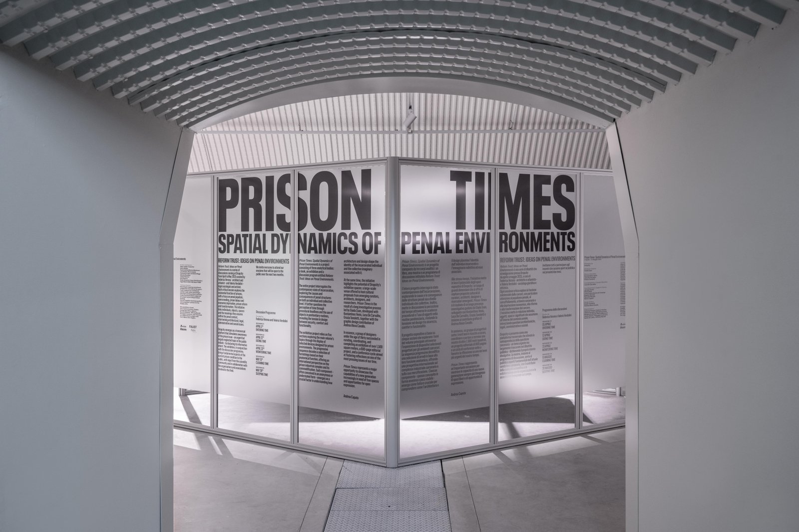 Prison Times: Spatial Dynamics of Penal Environments, Dropcity Milano, fotografia di Piercarlo Quecchia (DSL studio)