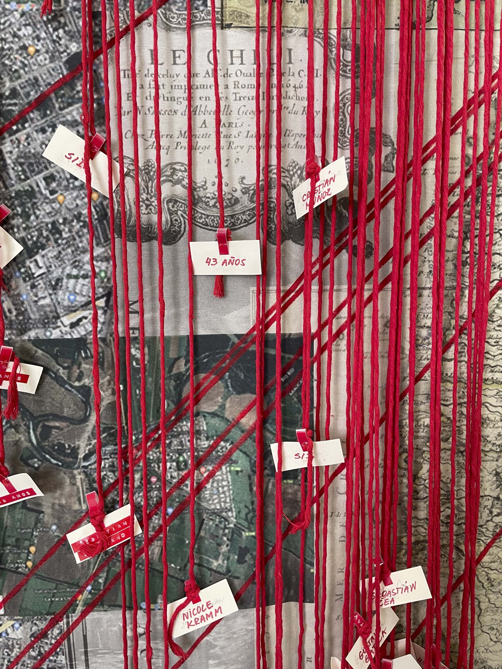 Voluspa Jarpa Cartografías de la Sindemia (Cartographies of the Syndemic), 2019-2023  Exhibition Politics of the Form, La Oficina Gallery, Madrid, 2024