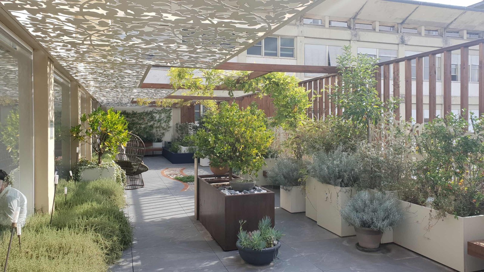 Therapeutic Garden, Gemelli University Hospital, Rome