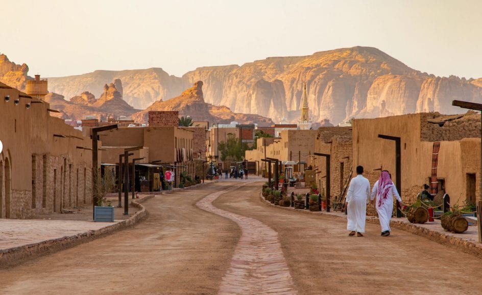 AIUla, town centre, Saudi Arabia