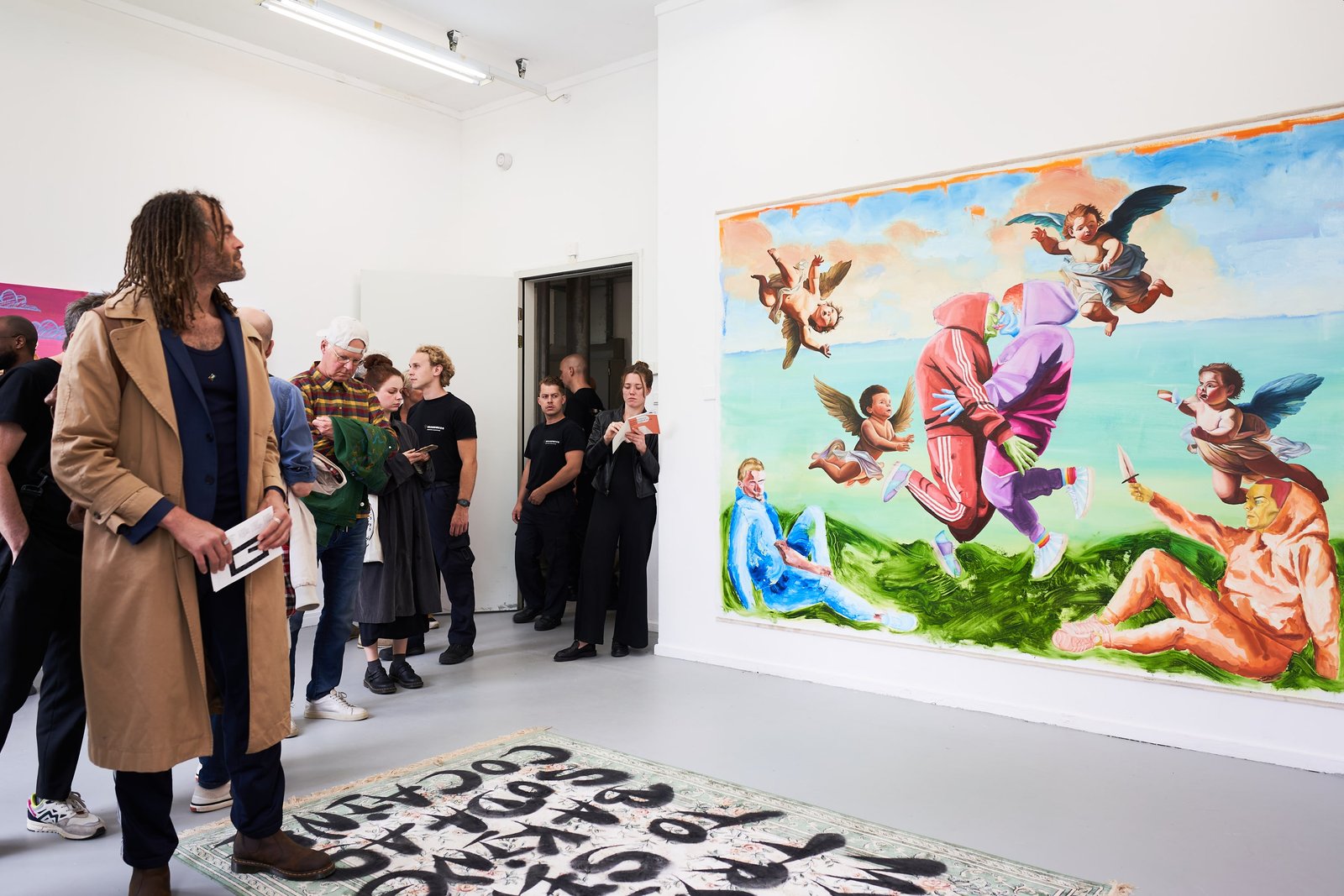 Visitors at Amsterdam Art Week 2024, photograph by Tomek Dersu Aaron