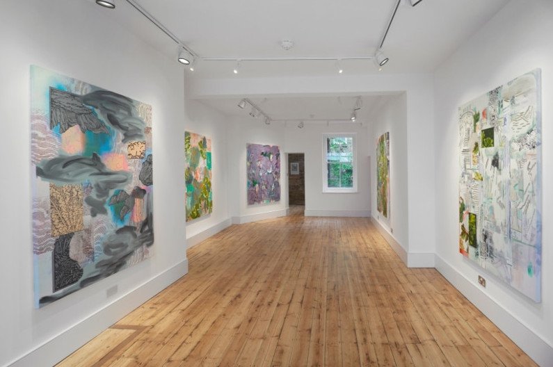 Great Paulterey Street Gallery, Londra, visione dell'installazione, per gentile concessione della GPS Gallery