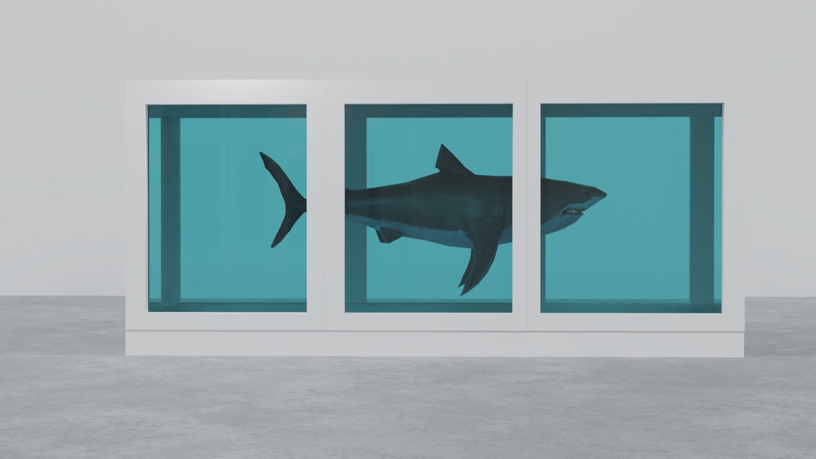 Damien Hirst, The Physical impossibility of Death in someone living