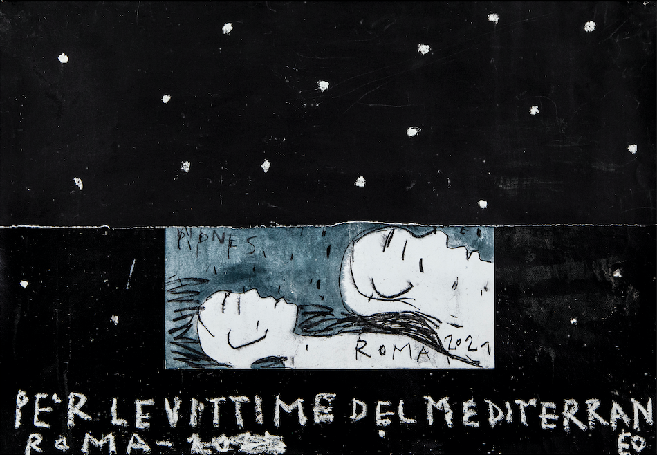 Per le vittime del Mediterraneo cover