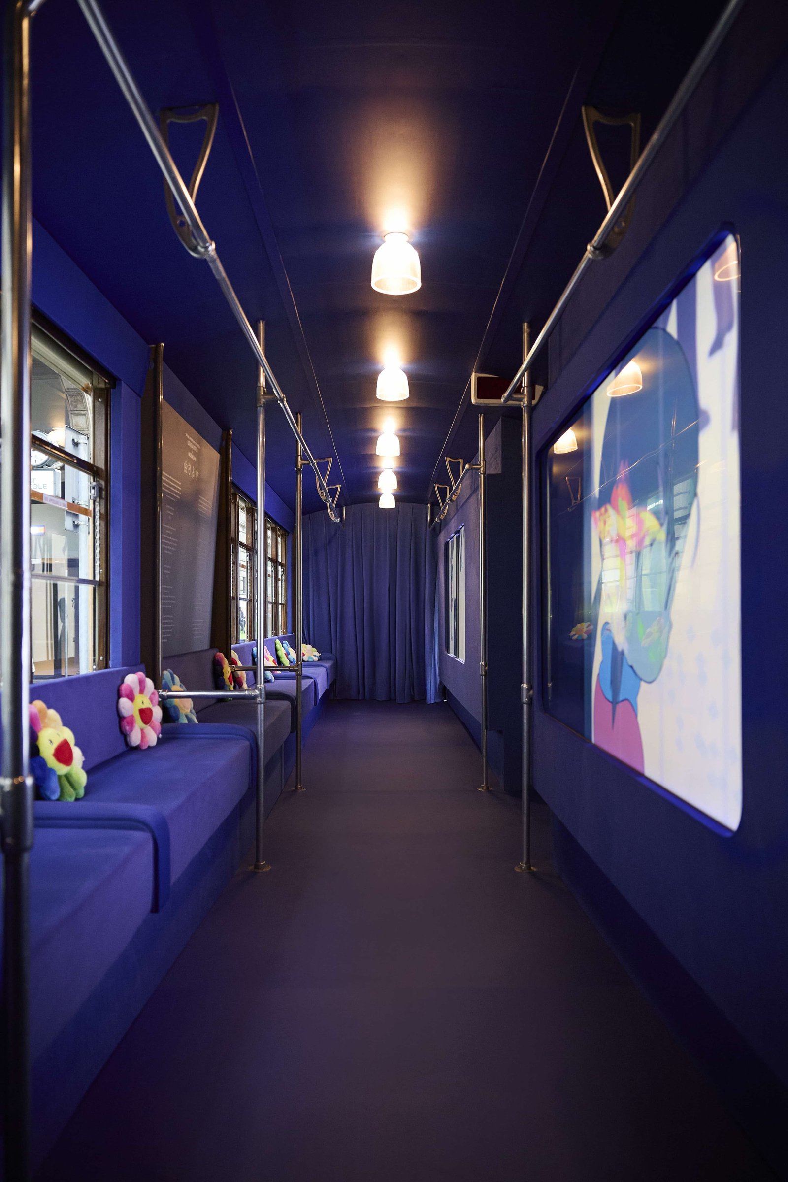 Louis Vuitton X Takashi Murakami, Cinema Tram. Courtesy Louis Vuitton