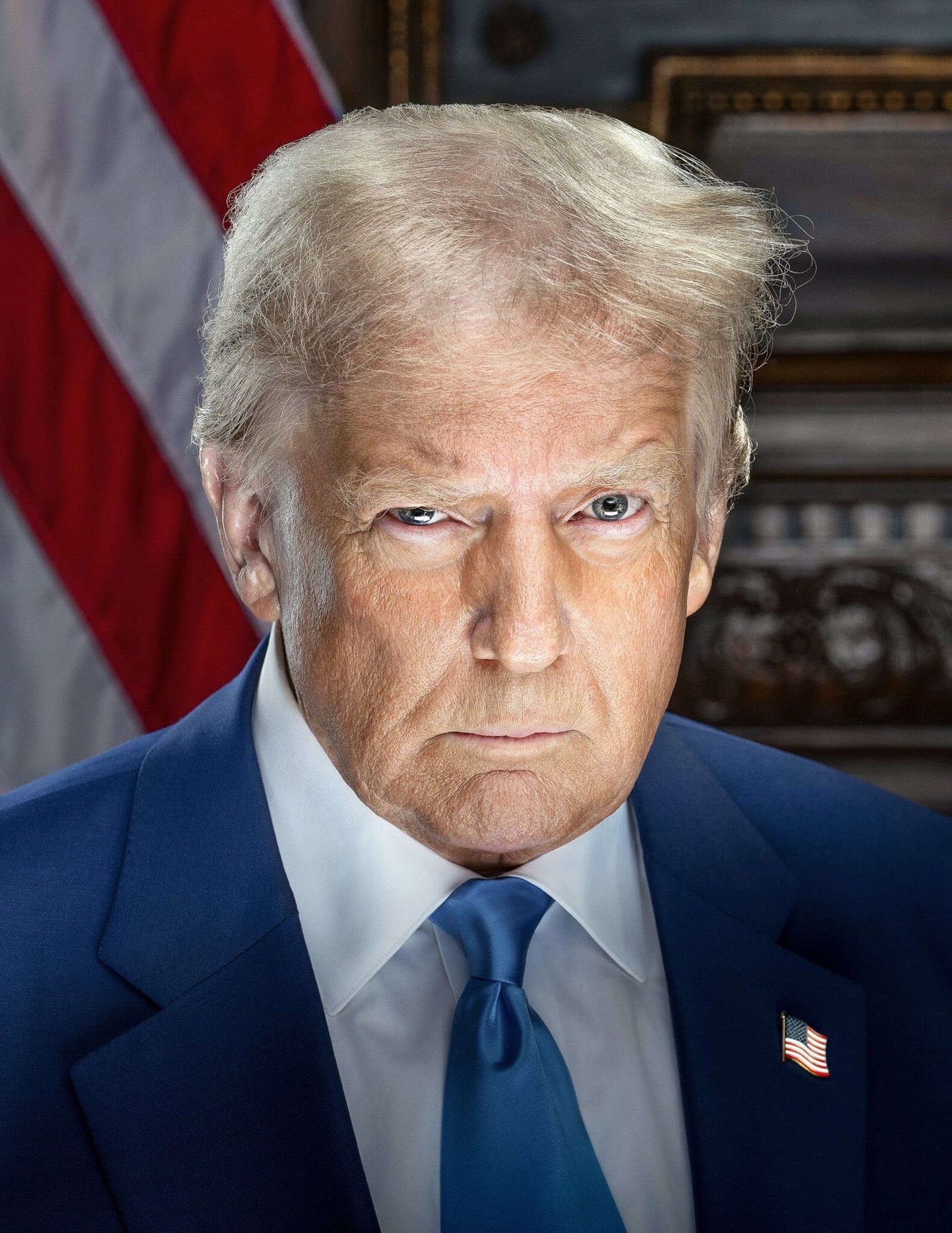 Official portrait of U.S. President Donald J. Trump