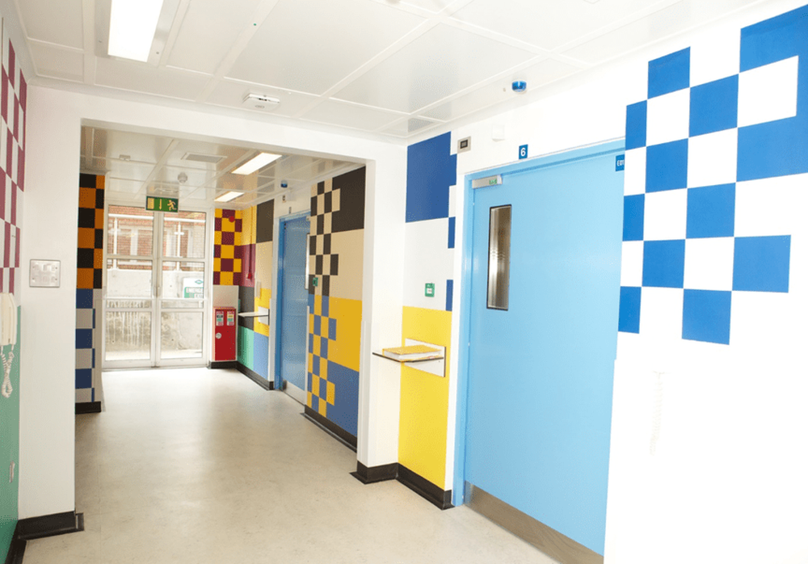 L'unità di trapianto di cellule emopoietiche del St James' Hospital. Fotografia di Anthony Edwards.