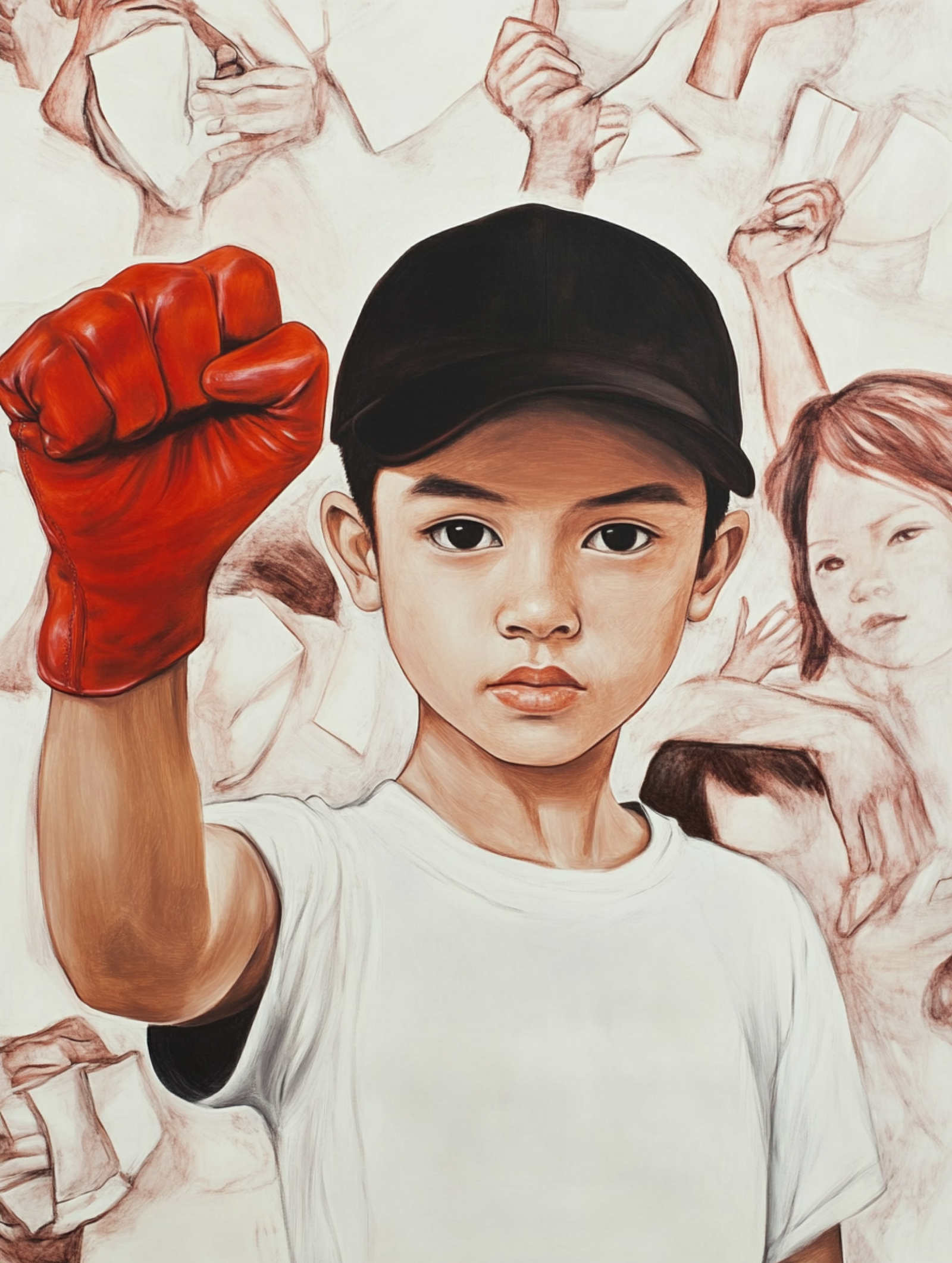 "Pizzini", azione realizzata da Luca Rossi presso il Museo MAMbo di Bologna, 2025.