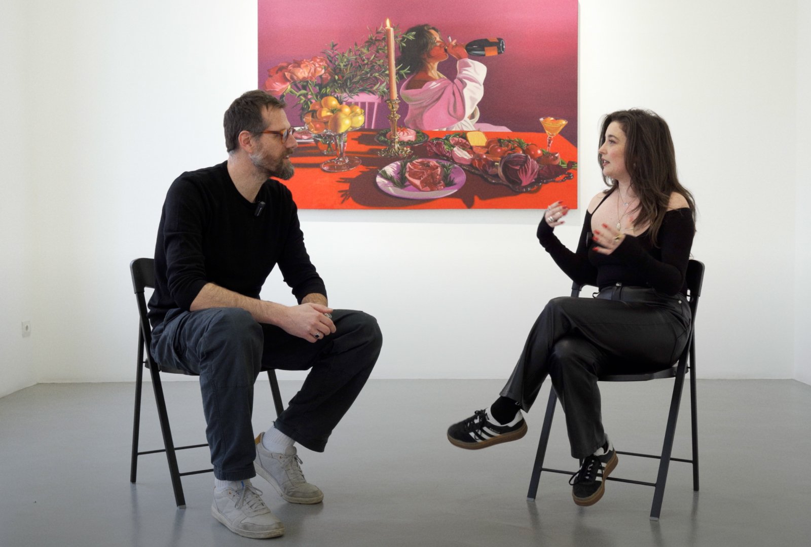 "SLOW BURN" by Thérèse Mulgrew: the new exhibition at the Poggiali Gallery in Milan cover