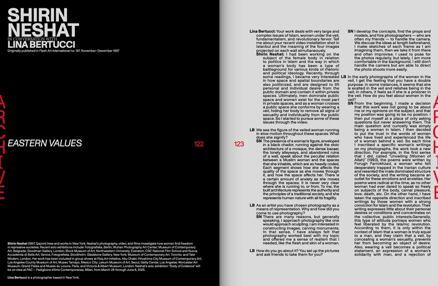 Flash Art International - No. 350 Vol.57 "Image Arena" Spring 2025 cover